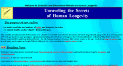 Desktop Screenshot of longevity-science.org