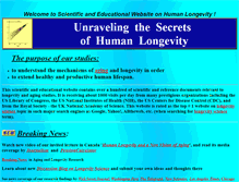 Tablet Screenshot of longevity-science.org